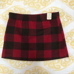 NWT Plaid Mini Skirt